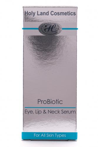 Холи Лэнд Сыворотка для век, губ и шеи Eye, Lip, Neck Serum 20 мл (Holyland Laboratories, ProBiotic), фото-3