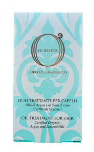 Барекс Масло-уход с маслом арганы и маслом семян льна Oil Treatment for Hair, 30 мл (Barex, Olioseta, Oro del Marocco), фото-3