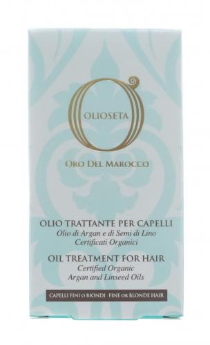 Барекс Масло блонд-уход с маслом арганы и семян льна Oil Treatment for Fine or Blonde Hair, 30  мл (Barex, Olioseta, Oro del Marocco), фото-6