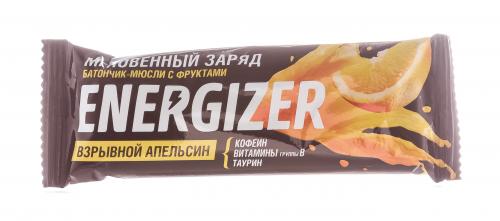 Батончик-мюсли &quot;Energizer&quot; с фруктами Взрывной апельсин, 40 г (Леовит, ENERGIZER), фото-2