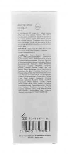 Холи Лэнд Корректирующий крем (светлый) для всех типов кожи CC Cream SPF 50 Light, 50 мл (Holyland Laboratories, Age Defense), фото-6