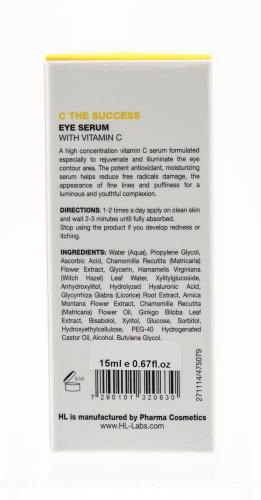 Холи Лэнд Eye Serum Сыворотка для век 15 мл (Holyland Laboratories, C the Success), фото-5