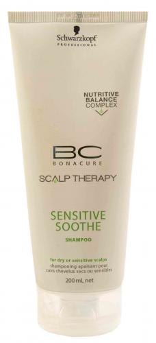 Шварцкопф Профешнл BC Шампунь для чувствительной кожи головы Scalp Therapy Sensitive Shampoo 200 мл (Schwarzkopf Professional, BC Bonacure, Scalp Therapy), фото-2