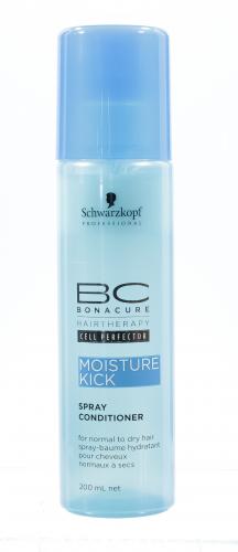 Шварцкопф Профешнл BC Кондиционер-спрей Интенсивное Сухие волосы Moisture Kick  Spray-Conditioner 200 мл (Schwarzkopf Professional, BC Bonacure, Moisture Kick), фото-2