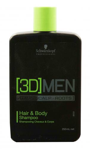 Шварцкопф Профешнл Шампунь для волос и тела Hair&amp;Body Shampoo, 250 мл (Schwarzkopf Professional, [3D]MEN, Уход [3D]MEN), фото-2