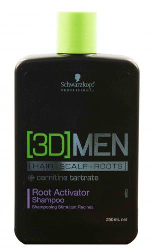 Шварцкопф Профешнл Шампунь-активатор Root Activator Shampoo, 250 мл (Schwarzkopf Professional, [3D]MEN, Уход [3D]MEN), фото-2