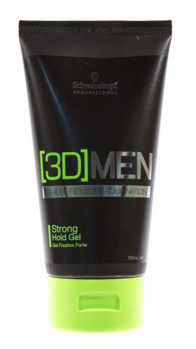 Шварцкопф Профешнл Гель-стайлинг сильной фиксации Strong Gel, 150 мл (Schwarzkopf Professional, [3D]MEN, Стайлинг), фото-2