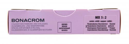 Шварцкопф Профешнл Краска для бровей и ресниц коричневая Bonacrom, 15 мл + 10 мл (Schwarzkopf Professional, Bonacrom), фото-5