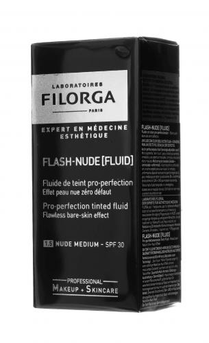 Филорга Flash-Nude Совершенствующий тональный флюид &quot;Медиум Нюд&quot;, 30 мл (Filorga, Flash-Nude), фото-4