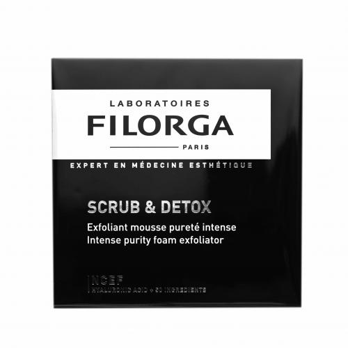 Филорга Эксфолиант-мусс для интенсивного очищения кожи Scrub-Detox, 50 мл (Filorga, Scrub & Mask), фото-5