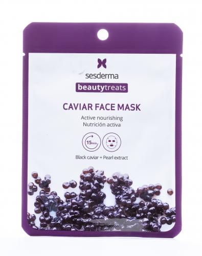 Сесдерма Маска питательная для лица Black caviar face mask, 1 шт (Sesderma, Beautytreats), фото-2