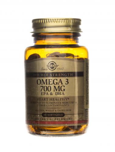 Двойная Омега 3  700 мг в капсулах, 30 шт.