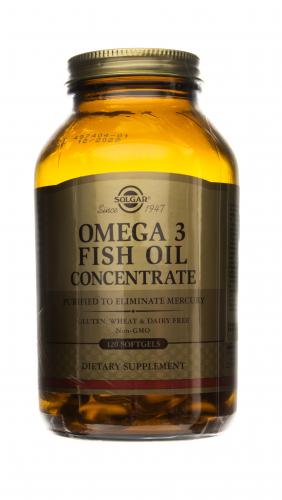 Концентрат рыбьего жира Омега-3 в капсулах, 120 шт.