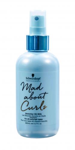 Масляное молочко для тонких, нормальных и жестких волос Mad About Curls Quencher Oil Milk, 200 мл (Mad About, Mad About Curls), фото-2