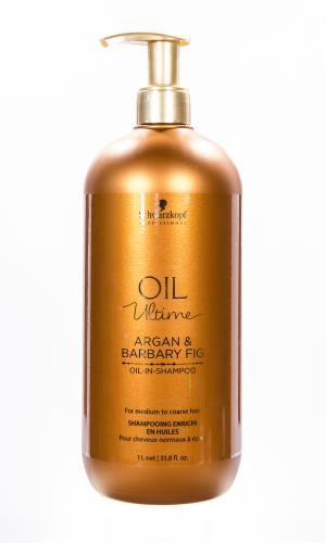 Шварцкопф Профешнл Шампунь для жестких и средних волос Oil-in-Shampoo, 1000 мл (Schwarzkopf Professional, Oil Ultime), фото-2