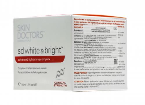 Скин Докторс Отбеливающий крем SD White &amp; Bright, 50 мл (Skin Doctors, Clear), фото-6