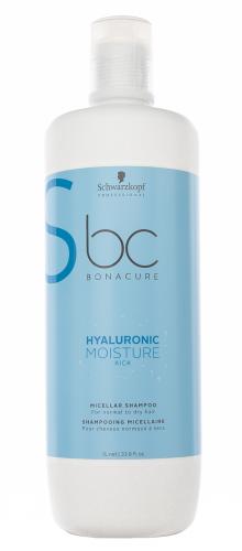 Шварцкопф Профешнл BC Hyaluronic Moisture Kick Мицеллярный шампунь, 1000 мл (Schwarzkopf Professional, BC Bonacure, Hyaluronic Moisture Kick), фото-3