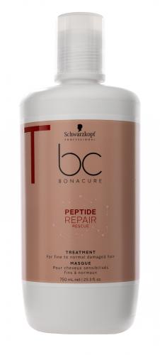 Шварцкопф Профешнл BC Peptide Repair Rescue Маска, 750 мл (Schwarzkopf Professional, BC Bonacure, Repair Rescue), фото-3