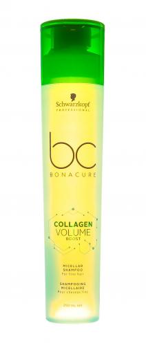 Шварцкопф Профешнл BC Collagen Volume Boost Мицеллярный шампунь, 250 мл (Schwarzkopf Professional, BC Bonacure, Collagen Volume Boost), фото-3
