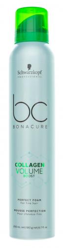Кондиционирующий мусс для волос Collagen Volume Boost Perfect foam, 200 мл (BC Bonacure, Collagen Volume Boost), фото-3