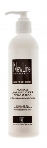 Нью Лайн Масло для массажа лица и тела с эфирными маслами, 300 мл (New Line, New line Массаж), фото-2