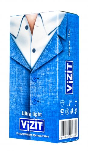 Визит Презервативы №12 Hi-tech Ultra light (Vizit, Презервативы), фото-2