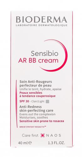 Биодерма Защитный BB-крем AR для кожи с покраснениями и розацеа, 40 мл (Bioderma, Sensibio), фото-3