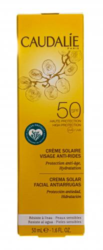 Кодали Антивозрастной солнцезащитный крем для лица SPF 50, 40 мл (Caudalie, Teint&Soleil Divin), фото-2