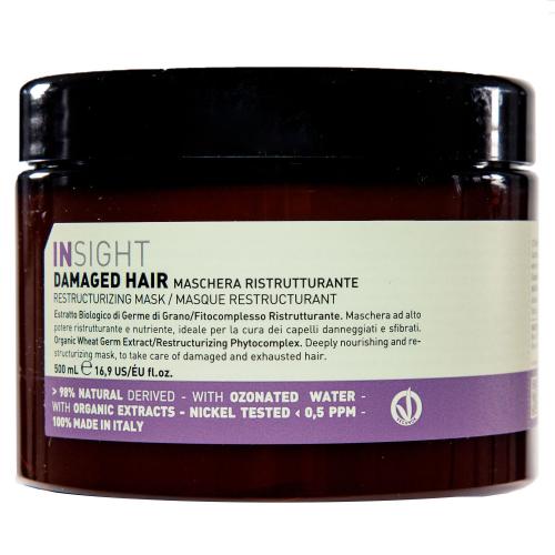 Инсайт Профешнл Маска для восстановления поврежденных волос Restructurizing Shampoo, 500 мл (Insight Professional, Damaged Hair), фото-2