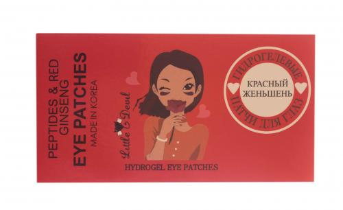 Гидрогелевые патчи c пептидами и экстрактом красного женьшеня Hydrogel Eye Patches with Peptides &amp; Red Ginseng Extract, 60 шт. (Anti-Wrinkle Solution), фото-8