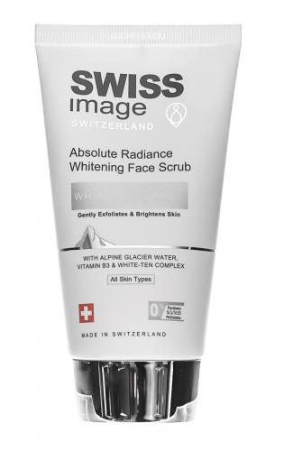 Свисс Имидж Осветляющий скраб для лица, выравнивающий тон кожи, 150 мл (Swiss Image, Осветляющий уход), фото-2