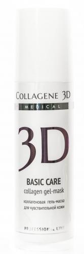 Медикал Коллаген 3Д Коллагеновая Гель-маска для чувствительной и склонной к аллергии кожи 130 мл (Medical Collagene 3D, Basic Care), фото-2
