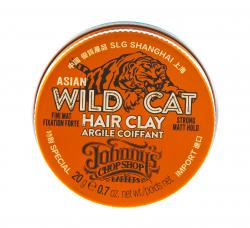 Матирующая мини-глина для волос устойчивой фиксации Wild Cat Hair Sculpting Clay, 20 г