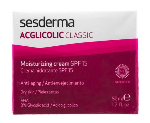 Сесдерма Увлажняющий крем SPF 15, 50 мл (Sesderma, Acglicolic), фото-7