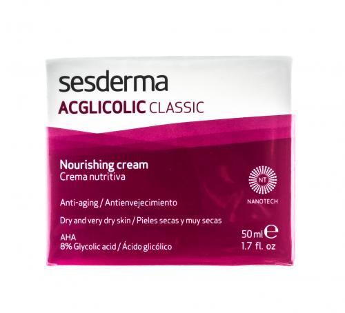 Сесдерма Ночной питательный крем Classic, 50 мл (Sesderma, Acglicolic), фото-2