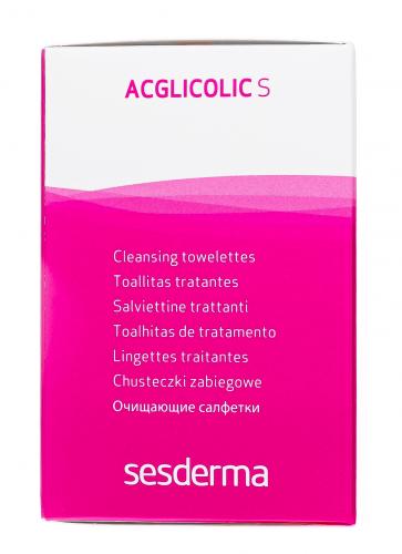Сесдерма Очищающие салфетки 14 шт (Sesderma, Acglicolic), фото-6