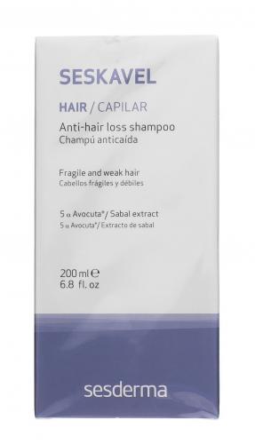 Сесдерма Шампунь от выпадения волос, 200 мл (Sesderma, Seskavel), фото-2