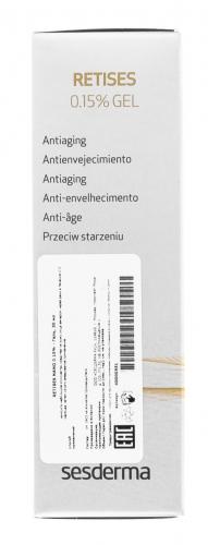 Сесдерма Омолаживающий гель для лица 0,15%, 30 мл (Sesderma, Retises), фото-3