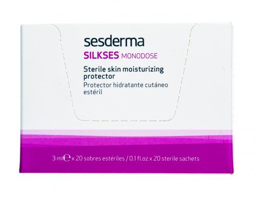 Сесдерма Увлажняющий крем-протектор в индивидуальных упаковках, 20 шт х 3 мл (Sesderma, Silkses), фото-2