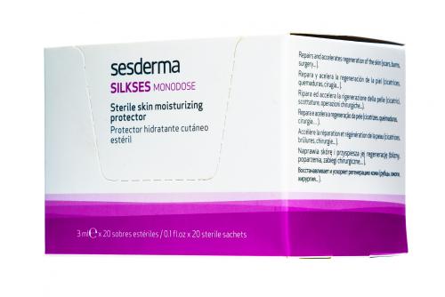 Сесдерма Увлажняющий крем-протектор в индивидуальных упаковках, 20 шт х 3 мл (Sesderma, Silkses), фото-3