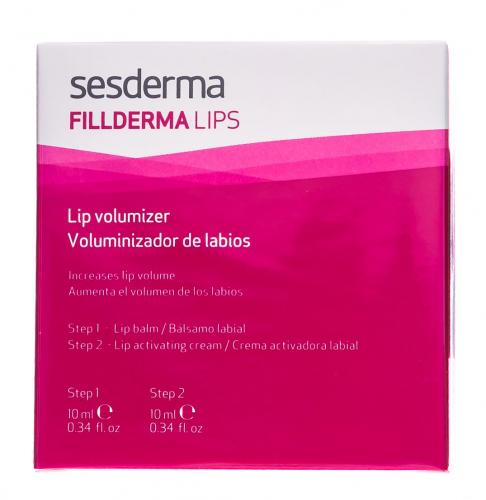 Сесдерма Бальзам для губ мгновенного действия + крем-активатор пролонгиров 10 мл + 10 мл (Sesderma, Fillderma), фото-2