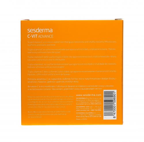 Сесдерма Средство в ампулах с витамином С, 5 ампул по 2 мл (Sesderma, С-Vit), фото-5