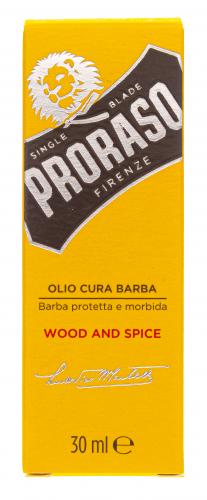 Прорасо Масло для бороды Wood and spice, 30 мл (Proraso, Для ухода), фото-2