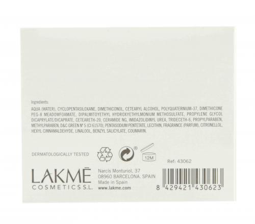 Лакме Fortifying mask weakened hair Маска укрепляющая для ослабленных волос 250 мл (Lakme, K.Therapy, Active), фото-3