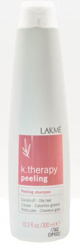 Лакме Peeling shampoo dandruff oily hair Шампунь против перхоти для жирных волос 300 мл (Lakme, K.Therapy, Peeling), фото-2