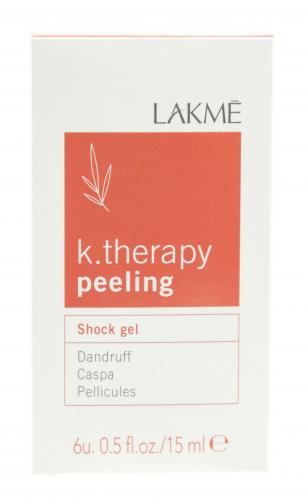 Лакме Shock gel dandruff Гель интенсивного воздействия против перхоти 6х15 мл (Lakme, K.Therapy, Peeling), фото-2