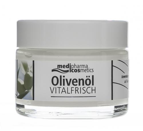 Медифарма Косметикс Ночной крем для лица против морщин Vitalfrisch, 50 мл (Medipharma Cosmetics, Olivenol), фото-7