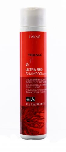 Лакме Ultra red Шампунь для поддержания оттенка окрашенных волос &quot;Красный&quot; 300 мл (Lakme, Teknia, Ultra red), фото-2