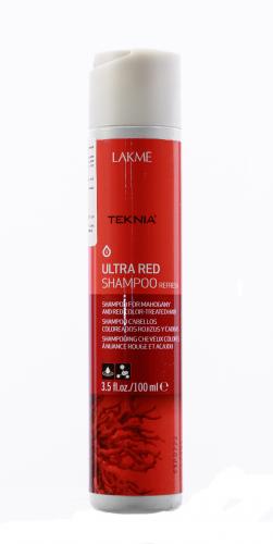 Лакме Ultra red Шампунь для поддержания оттенка окрашенных волос &quot;Красный&quot; 100 мл (Lakme, Teknia, Ultra red), фото-2