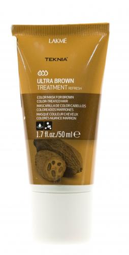 Лакме Ultra brown Средство для поддержания оттенка окрашенных волос &quot;Коричневый&quot; 250 мл (Lakme, Teknia, Ultra brown), фото-2